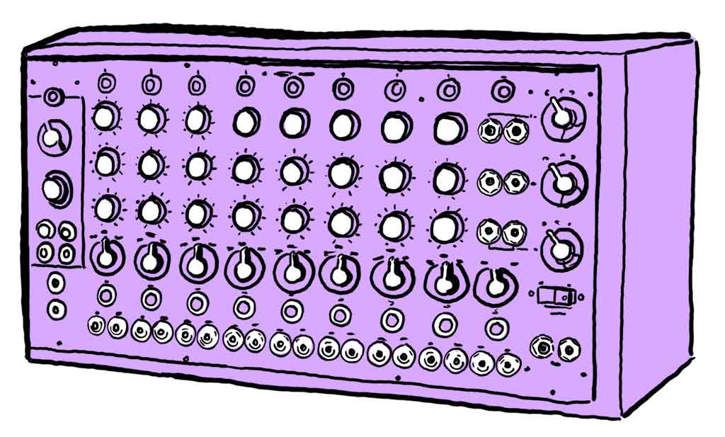 Drawing of the Moog 960